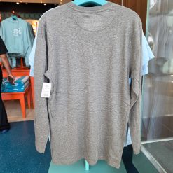 Alternative view of Universal Cabana Bay Beach Resort Palm Trees Long Sleeve T-Shirt Dark Oxford Gray