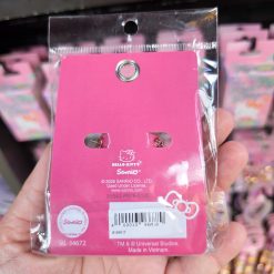 Hello Kitty Sparkle Vibes Hoop Charm Earrings - Image 3