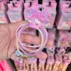 Hello Kitty Sparkle Vibes Charm Bangle Set – 4 Pieces