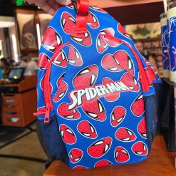 Universal Studios Marvel Spider-Man Allover Print Sling Backpack