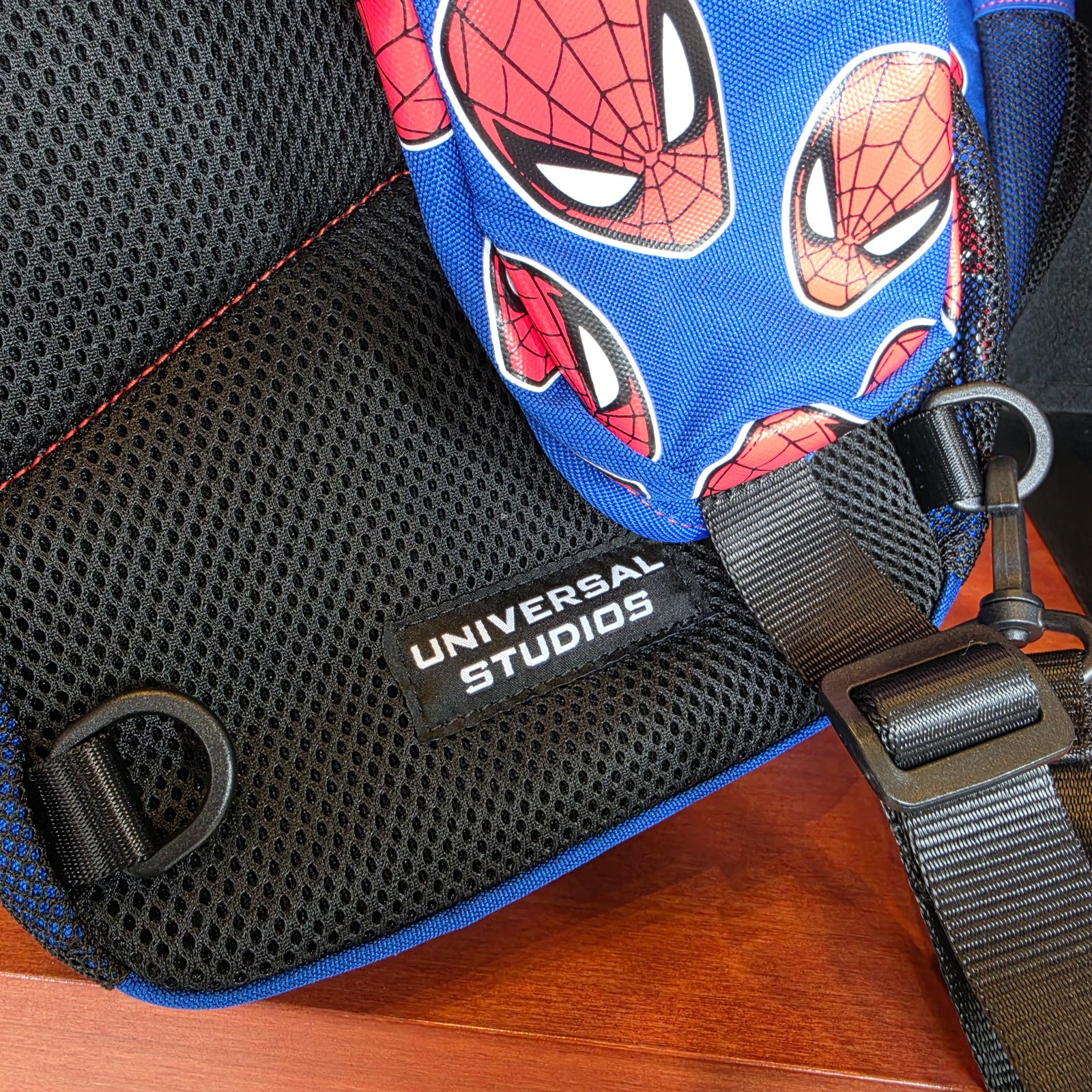 Universal Studios Marvel Spider-Man Allover Print Sling Backpack - Image 8