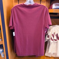 Alternative view of Universal Orlando Resort Maroon Embroidered Globe Logo Adult T-Shirt