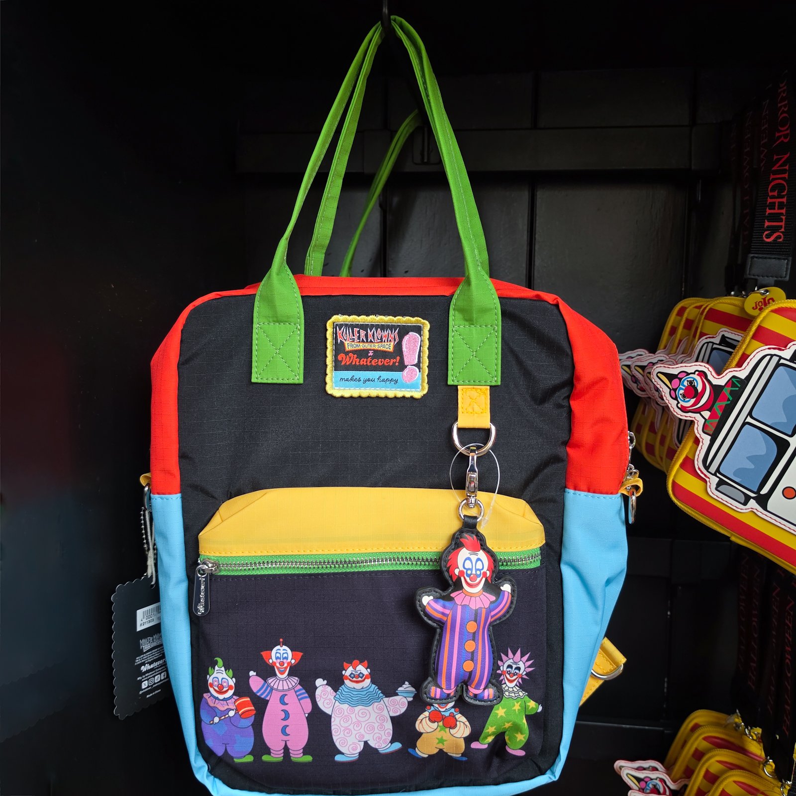 Killer Klowns from Outer Space Whatever! Character Charm Backpack