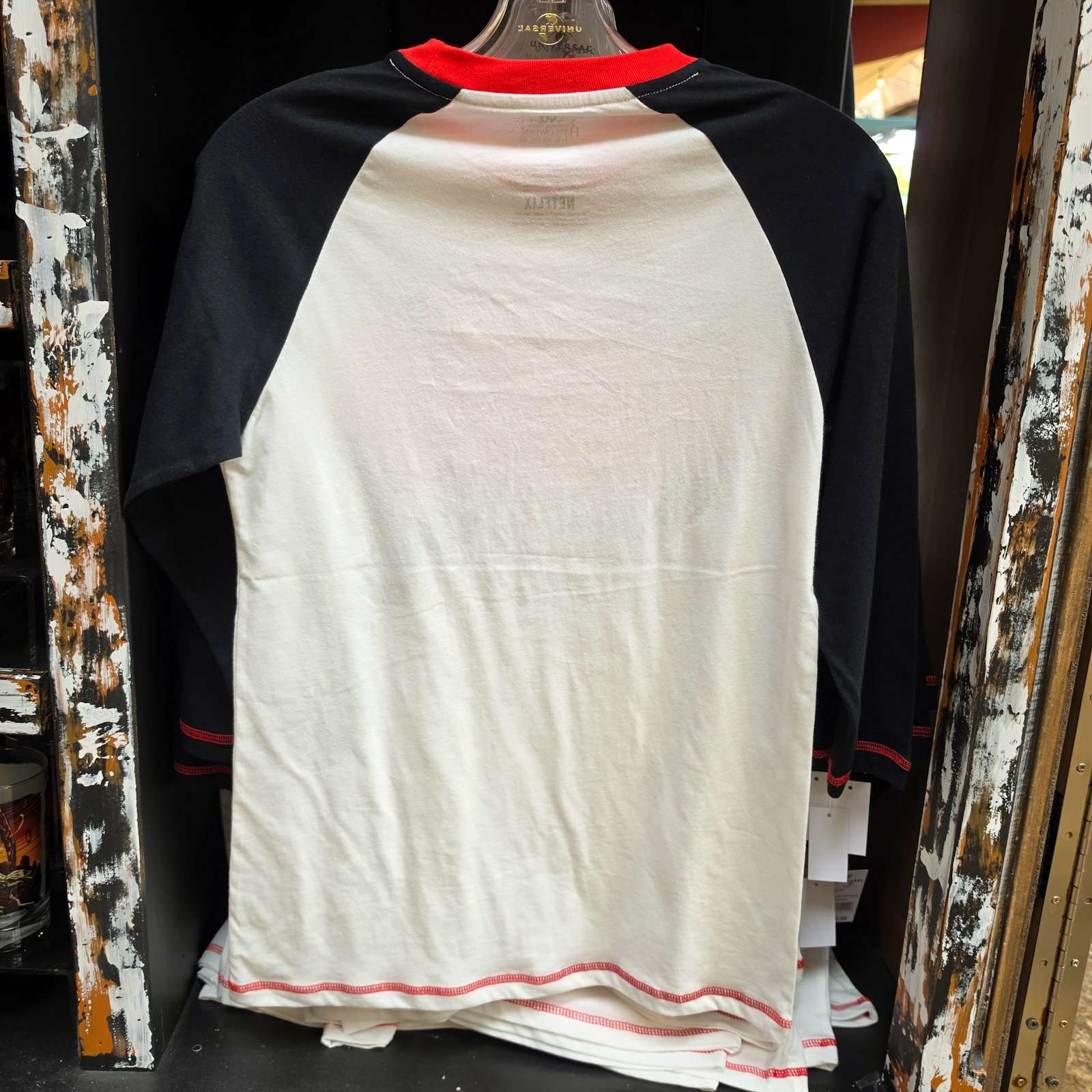 Universal Studios HHN 2026 Stranger Things 5 Hell Fire Lives Raglan T-Shirt - Image 2