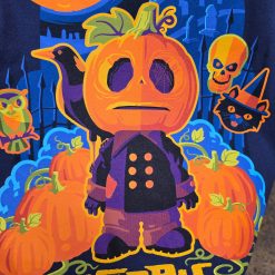 Universal Orlando HHN 35 Lil’ Boo Happy Halloween Adult Ringer T-Shirt - Image 3