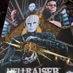 Alternative view of Universal Orlando HHN 35 Hellraiser Cenobites Gold Foil Poster