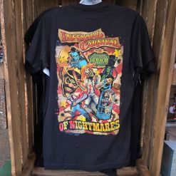 Universal Orlando HHN 35 Infernal Carnival Icons Collage Adult T-Shirt