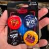Universal Orlando HHN 2026 Stranger Things 5 Four-Button Pin Set