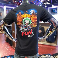Hard Rock Cafe Orlando Halloween 2026 Funhouse Clown Glow T-Shirt