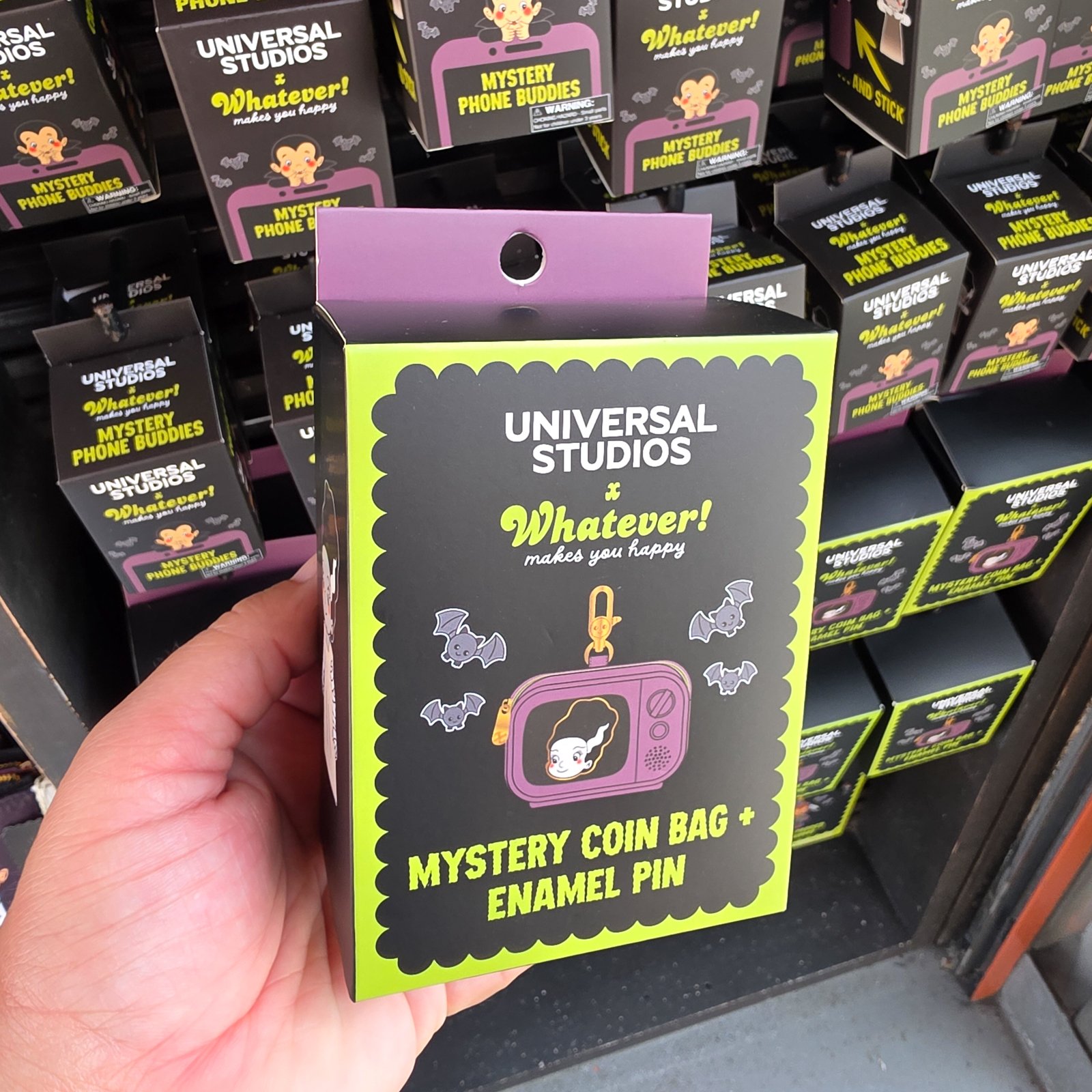 Universal Studios x Whatever Universal Monsters Mystery Coin Bag & Pin