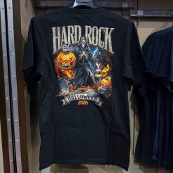 Hard Rock Hotel Orlando Halloween 2026 Grim Reaper Glow T-Shirt