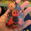 Halloween Horror Nights 2026 Lil’ Boo Wooden Ornament by Tom Whalen