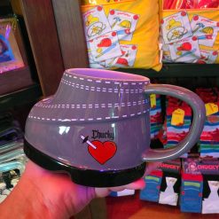 Alternative view of Universal Orlando Exclusive Chucky Stitched Boot Figural Mug – Gray
