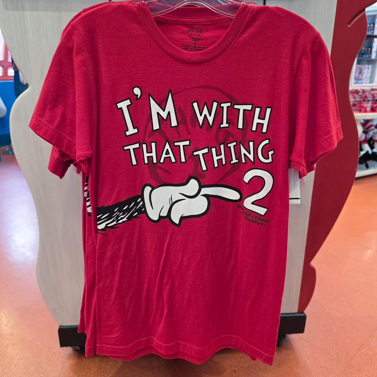 Universal Dr. Seuss Thing 2 I'm With That Thing Adult T-Shirt