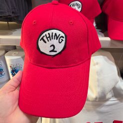 Universal Dr. Seuss Cat in the Hat Thing 2 Red Adjustable Adult Cap