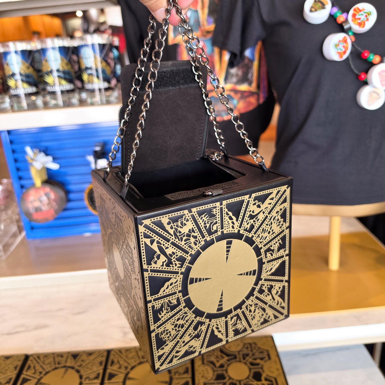 Universal Orlando HHN 2026 Hellraiser Lament Configuration Cube Bag
