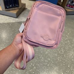 Universal Orlando Pink Floral-Lined Logo Sling Bag
