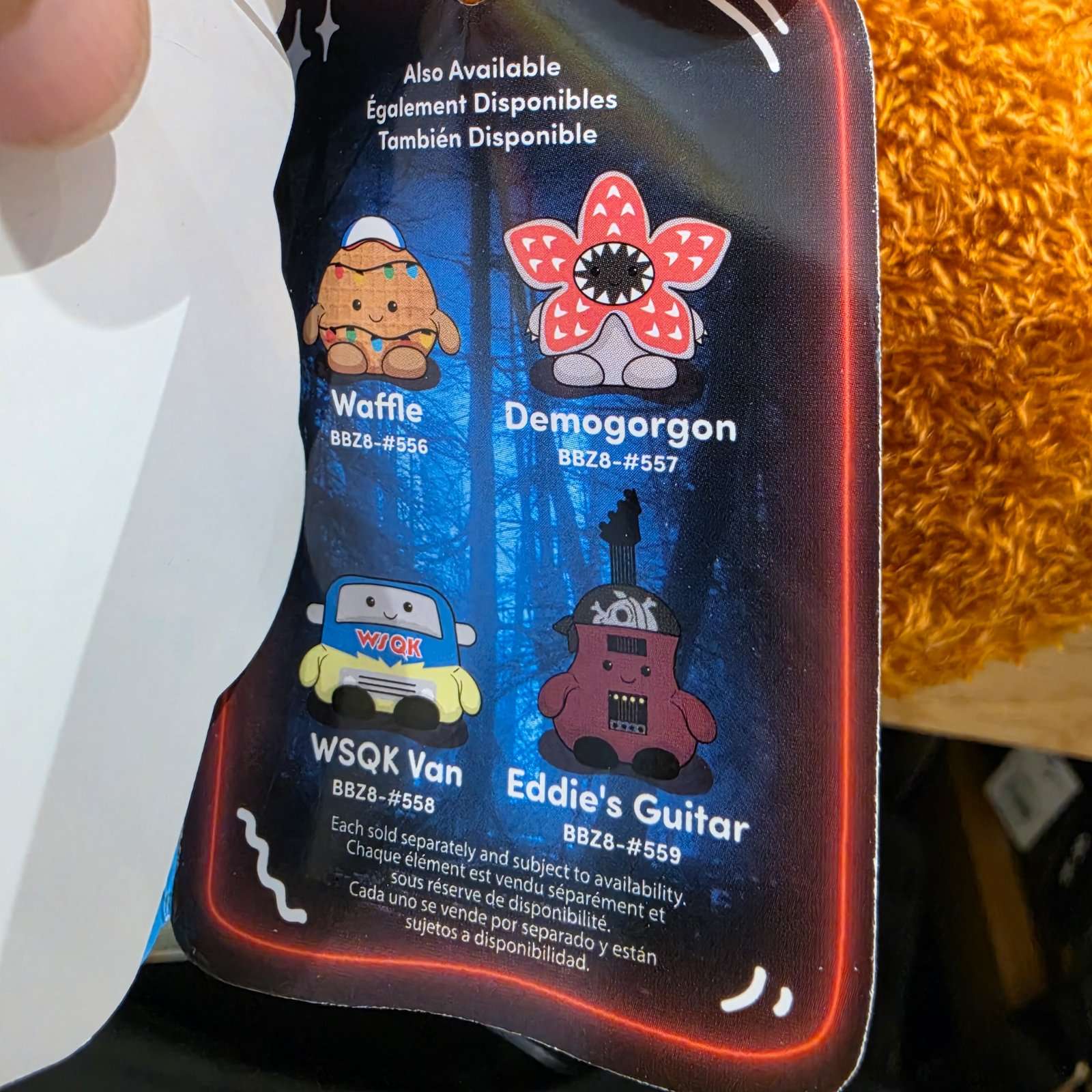 Universal Orlando Stranger Things Waffle BumBumz Plush by Jazwares - Image 7