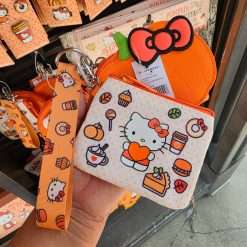 Alternative view of Universal Studios Hello Kitty Pumpkin Spice Double Pouch Wristlet Set