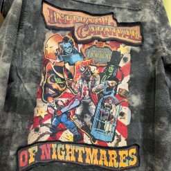 Alternative view of Universal Orlando HHN 35 Infernal Carnival Icons Adult Button-Up Shirt