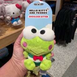 Universal Studios Hello Kitty and Friends Keroppi Magnetic Shoulder Sitter Plush