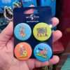 Universal Studios SpongeBob SquarePants Friends 4-Piece Button Set