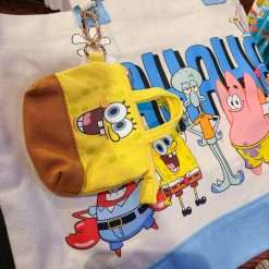 Alternative view of Universal Studios SpongeBob Best Buddies Tote with Mini Bag Charm